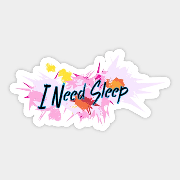 need sleep Sticker by oddityghosting